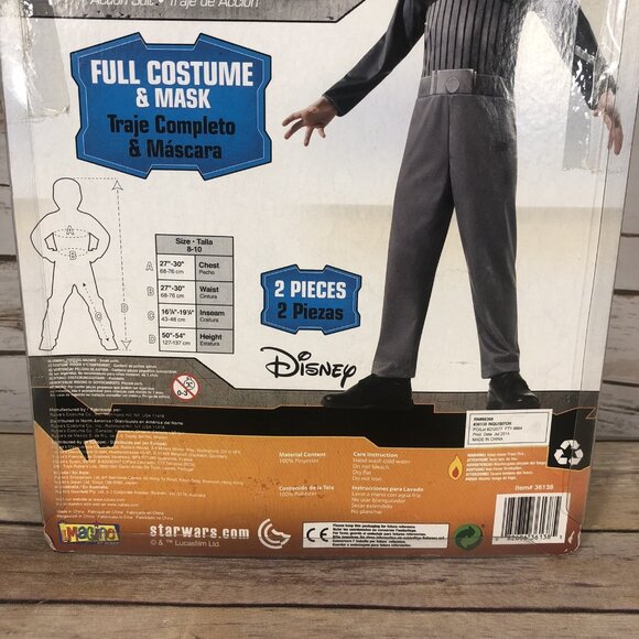 NEW Disney Star Wars Rebels The Inquisitor Action Suit Sith Full Costume & Mask - Picture 6 of 9